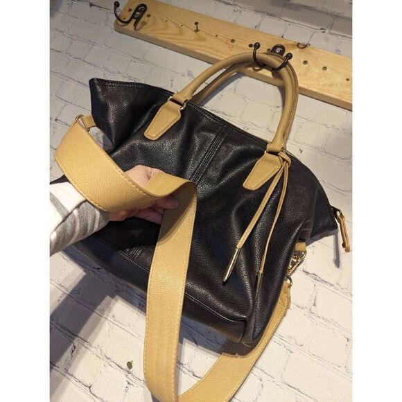 Carlos Santana 2-tone large vegan leather purse * - Picture 3 of 4